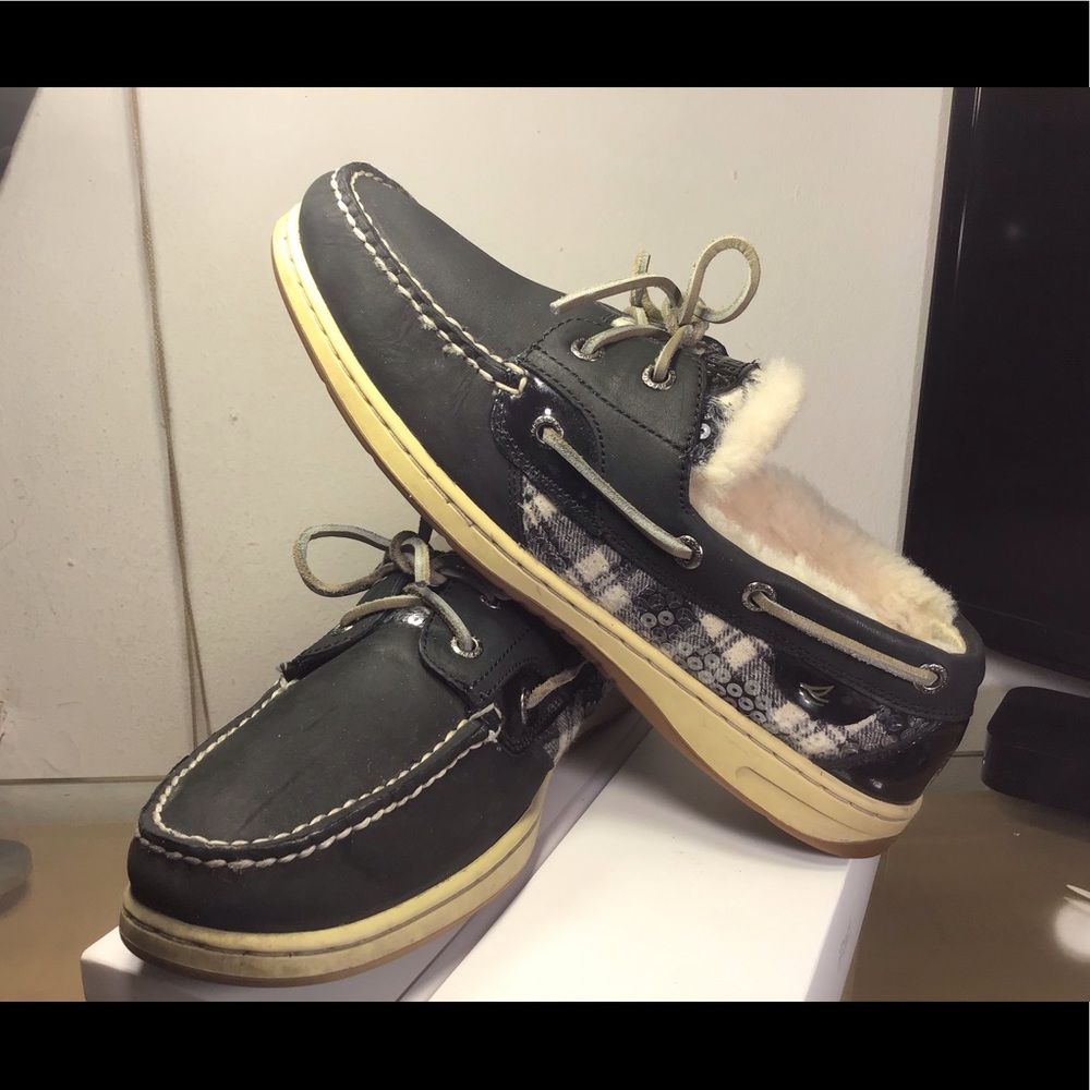 Sperry Top Sider women’s winter slip on sneakers.